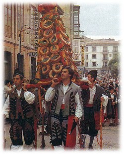 Typical Costumes from Asturias in Cuba